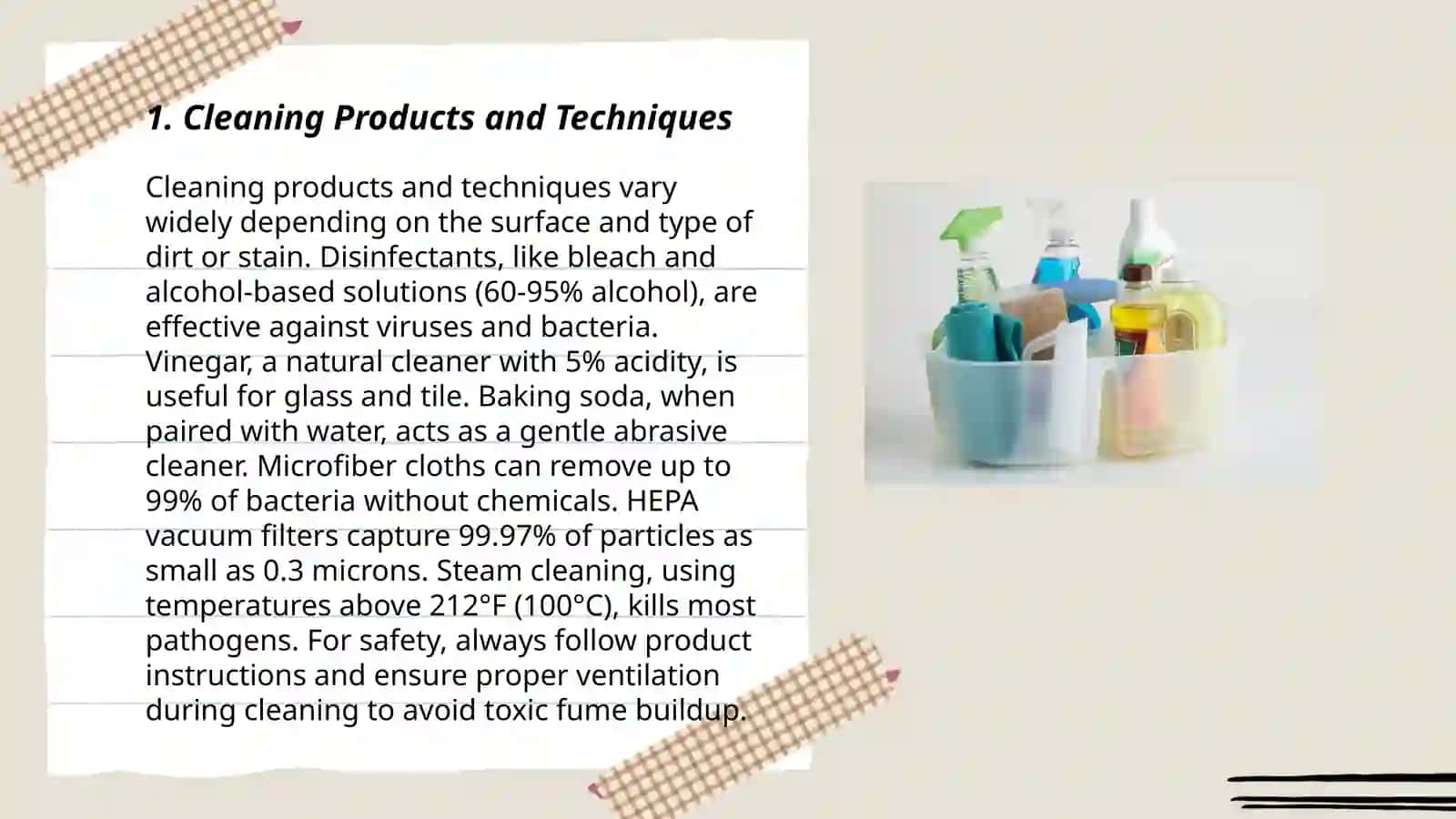 Household Cleaning Products and Techniques 3