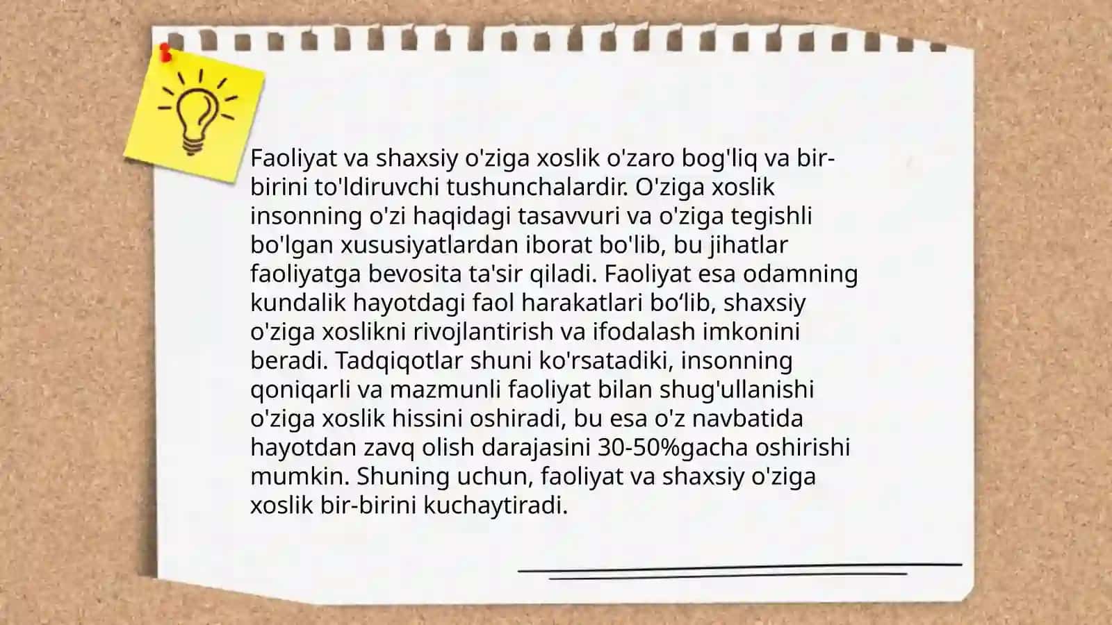 Faoliyatning individual faoliyati va temprament 3