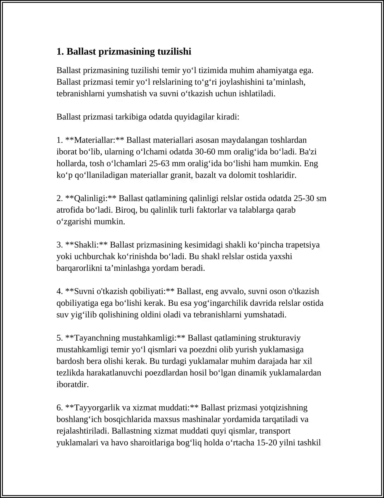 Ballast Prizmasi Zichlash 3