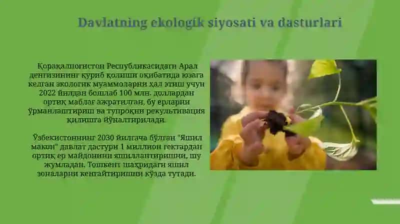 Ekologik tarbiya va madaniyatni shakllantirish 3