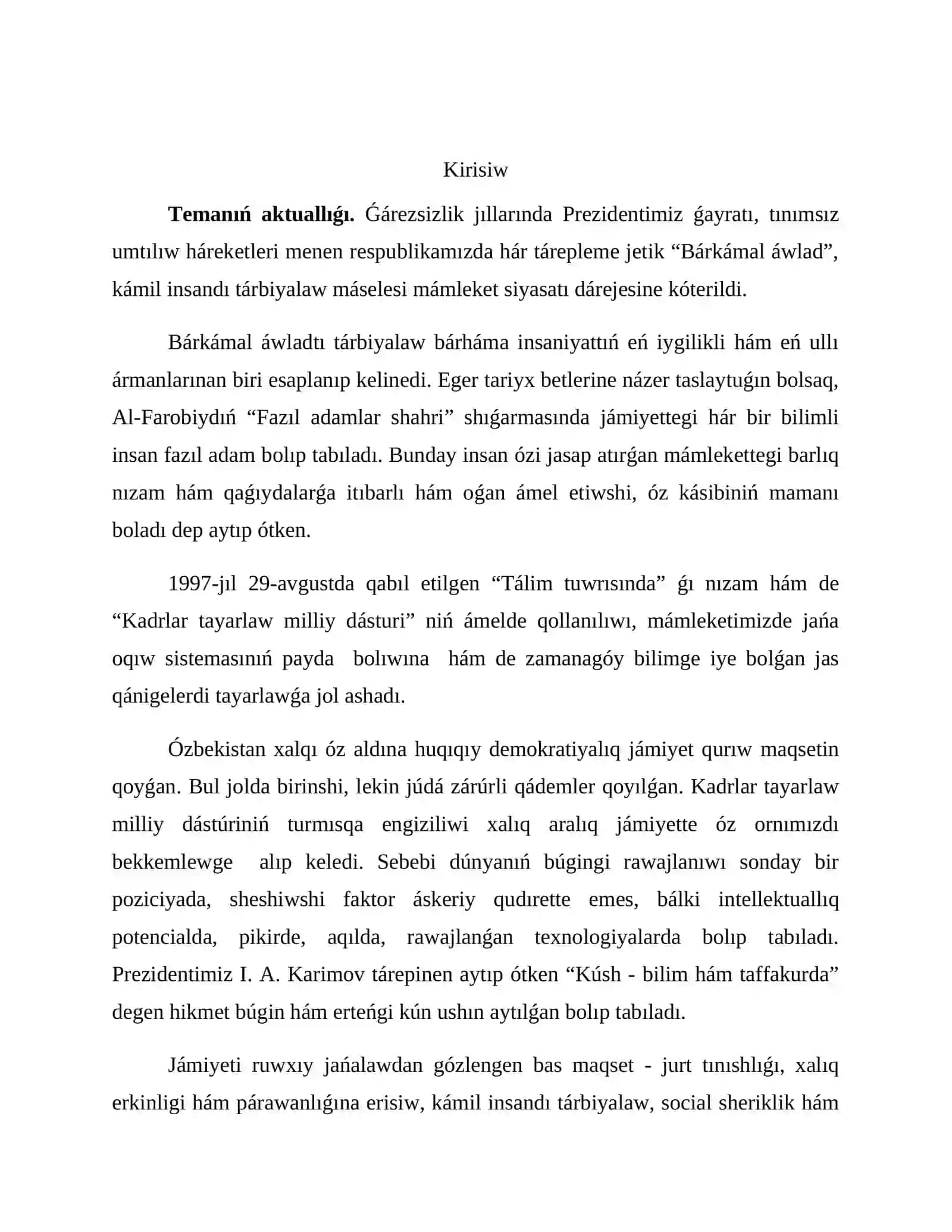 Mekepke shekemgi tálimdi basqarıw hám menejment 3