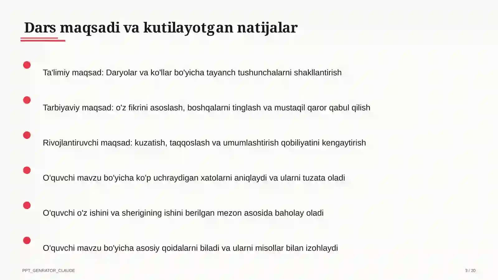 Daryolar va ko'llar (6-sinf) 3