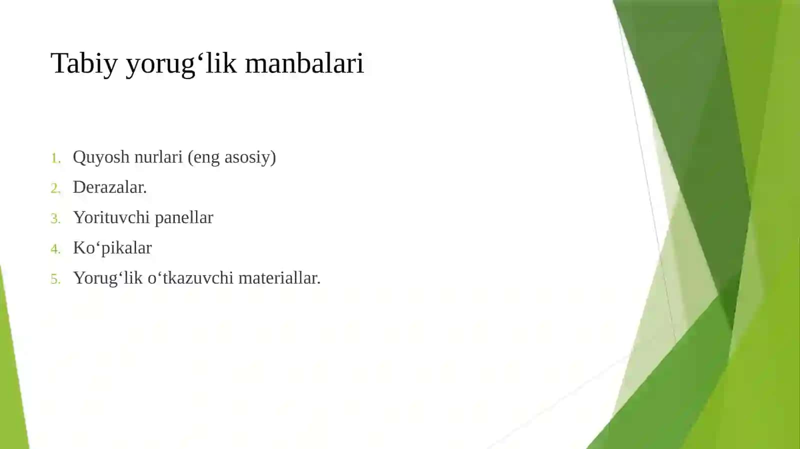 Sanoat binolarida tabiy yorugʻlik manbalarini normalizatsiya qilish 3