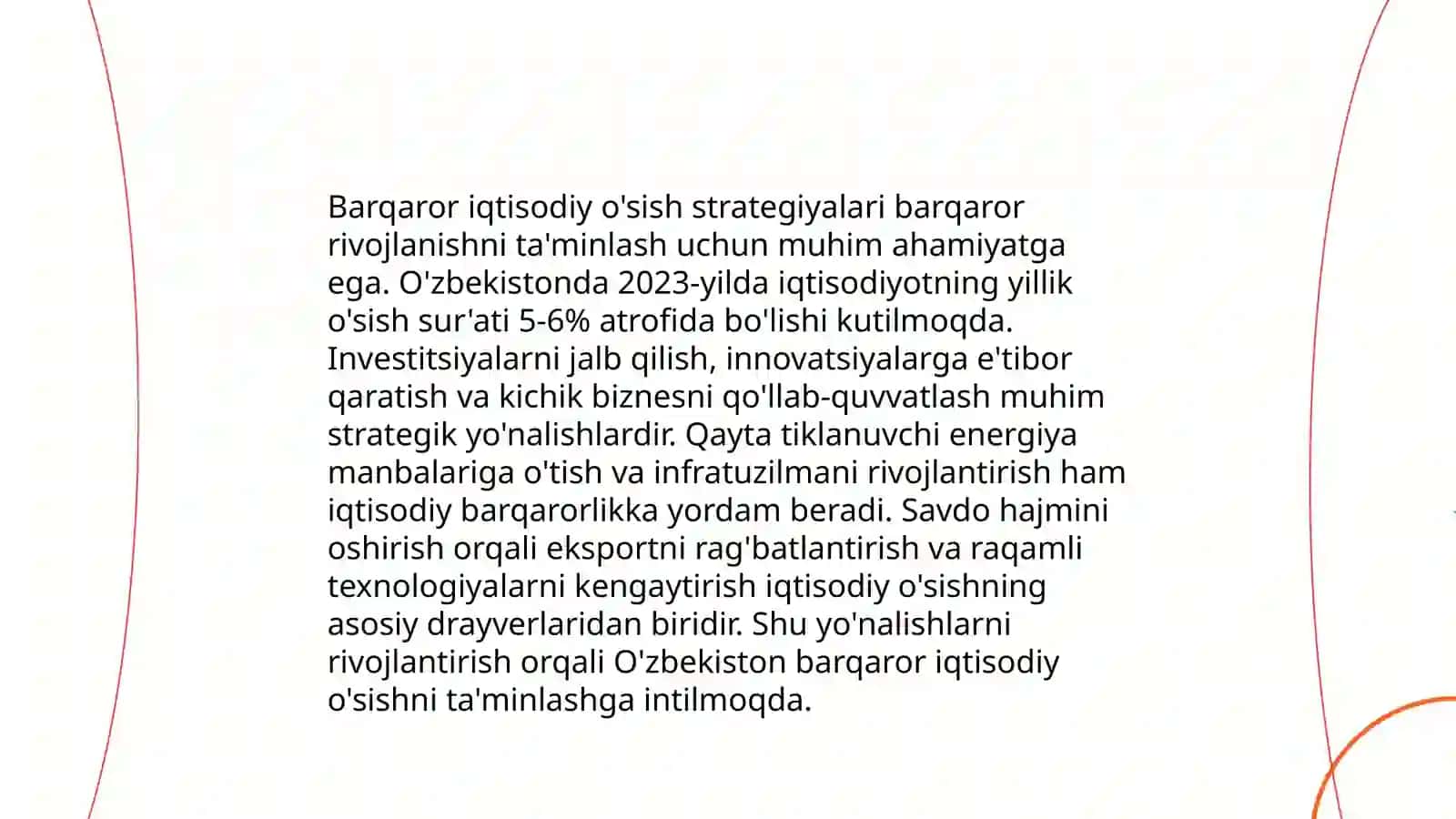 Yuksalish, rivojlanish va iqtisodiy siyosat 3