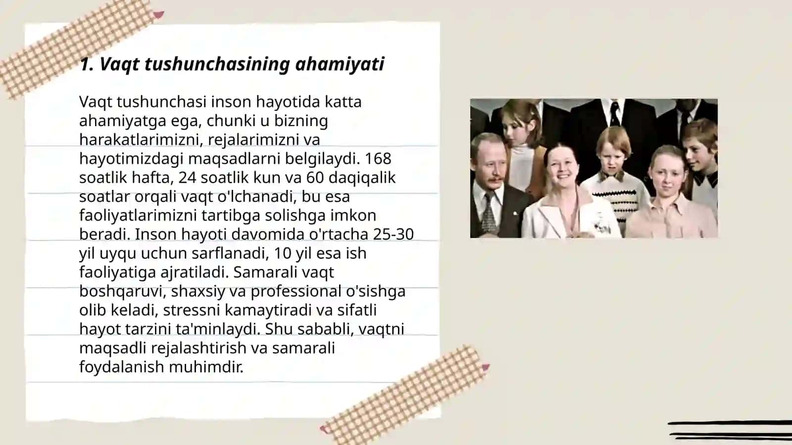 Bolalar uchun vaqt tasavvurlari 3