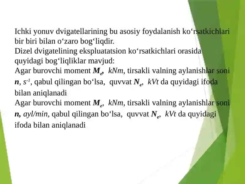 Meliorativva qishloq xo‘jaligi texnikalaridan foydalanish rejimi va tortish qarshiliklari 3