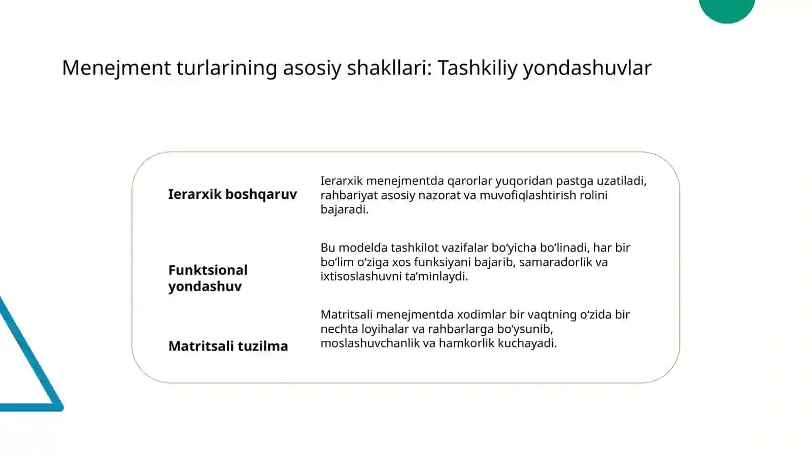 Menejment turlari 3