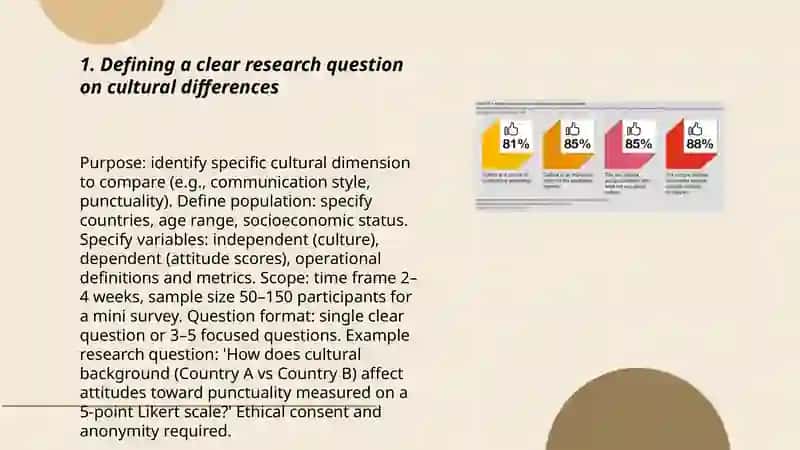 Conducting a Mini Survey on Cultural Differences 3