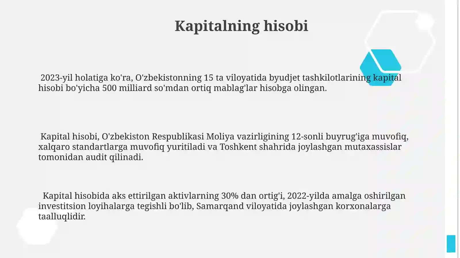 Budjet yashkilotlarida hisob varaqlarida budjetdan tashqari mablag’lar hisobi 3