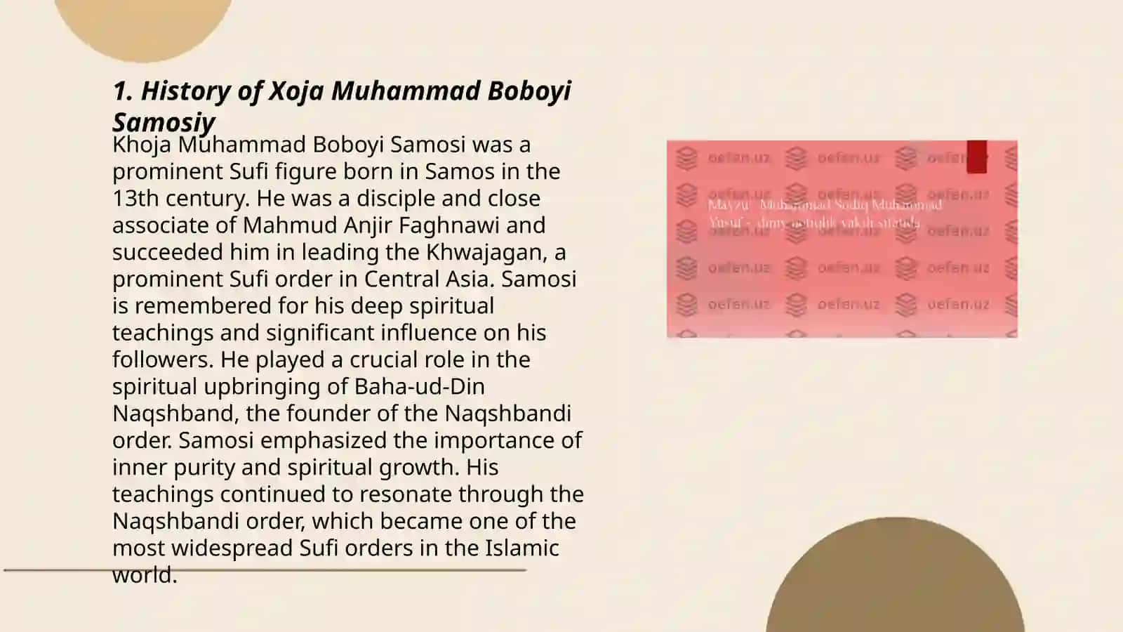 Xoja Muhammad Boboyi Samosiy masoleum 3