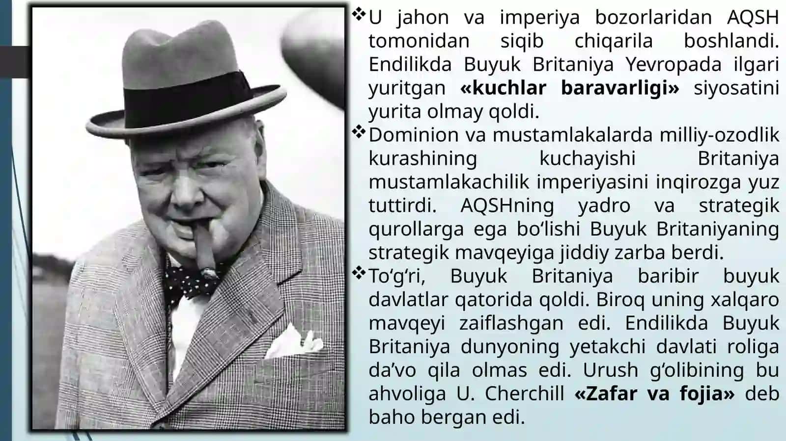 XX ASR IKKINCHI YARMI-XXI ASR BOSHLARIDA BUYUK BRITANIYA 3