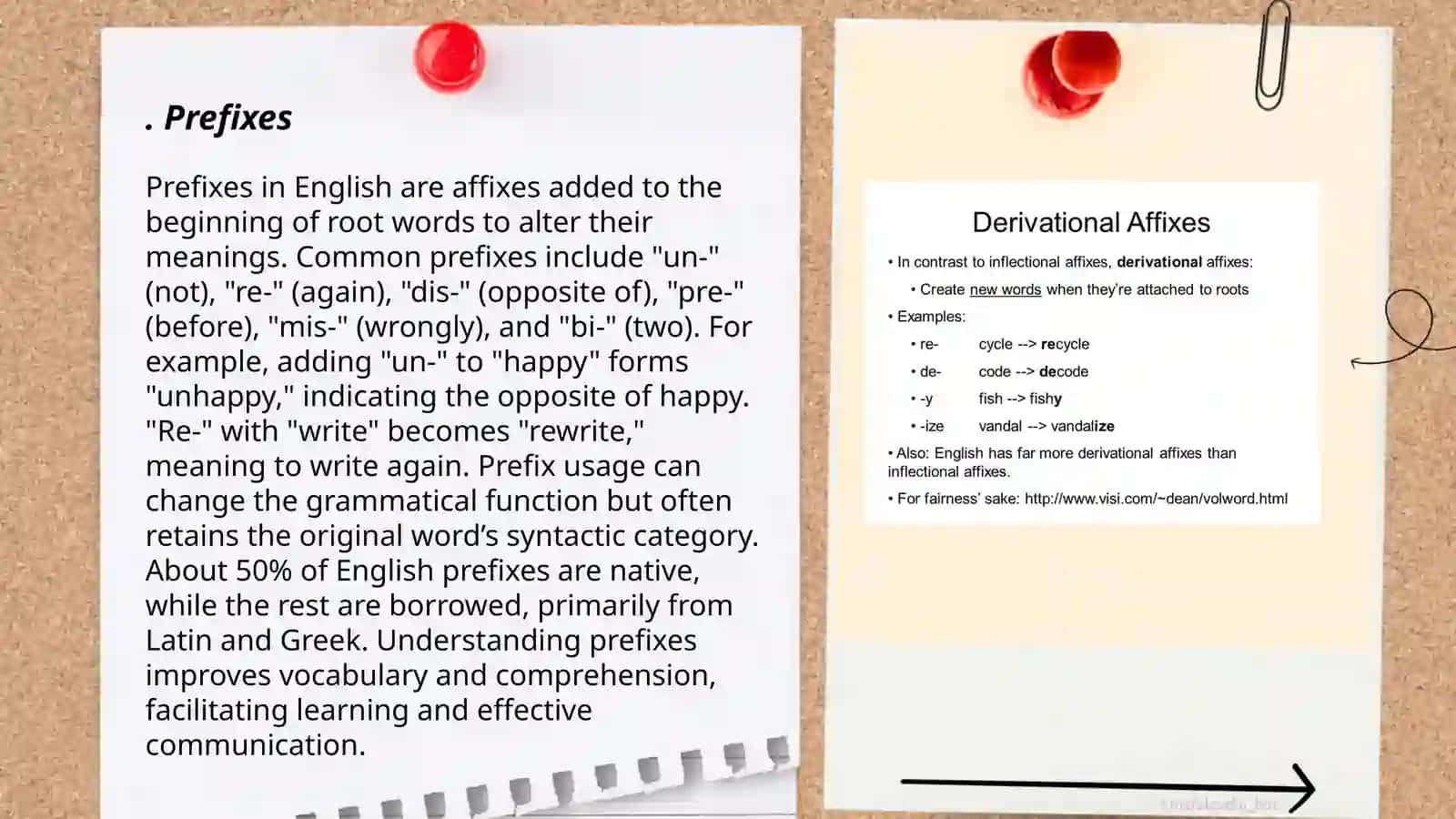 Affixes 3