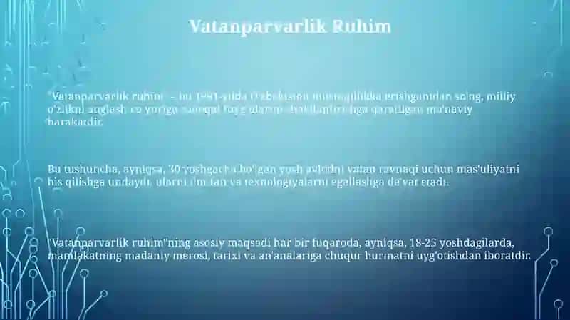 Vatanparvarlik ruhim 3