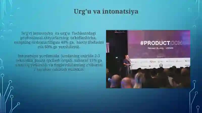 Nutq texnikasi:nafas olish, tovush, diktsiya, ritmika 3