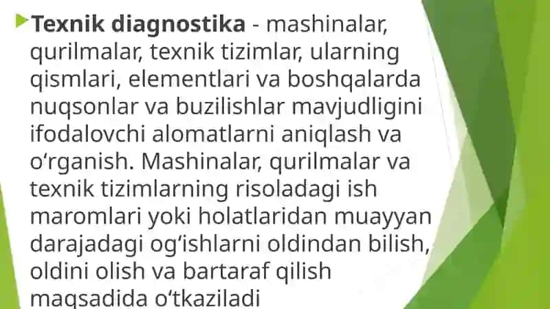 texnik diagnostika. 3
