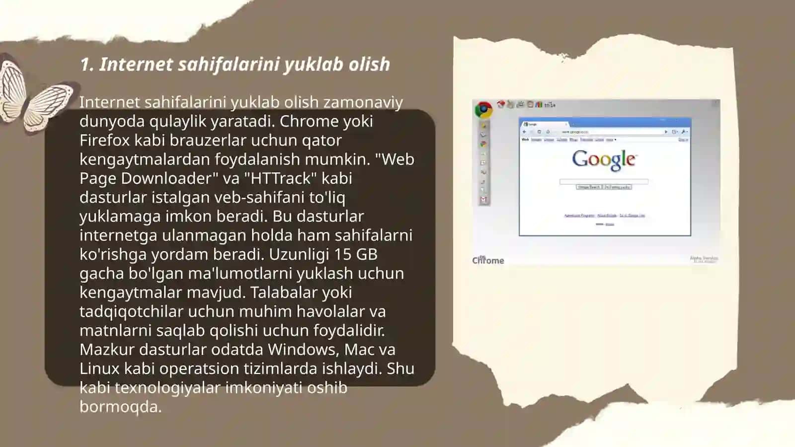 Internet sahifalarini yuklab olish 3