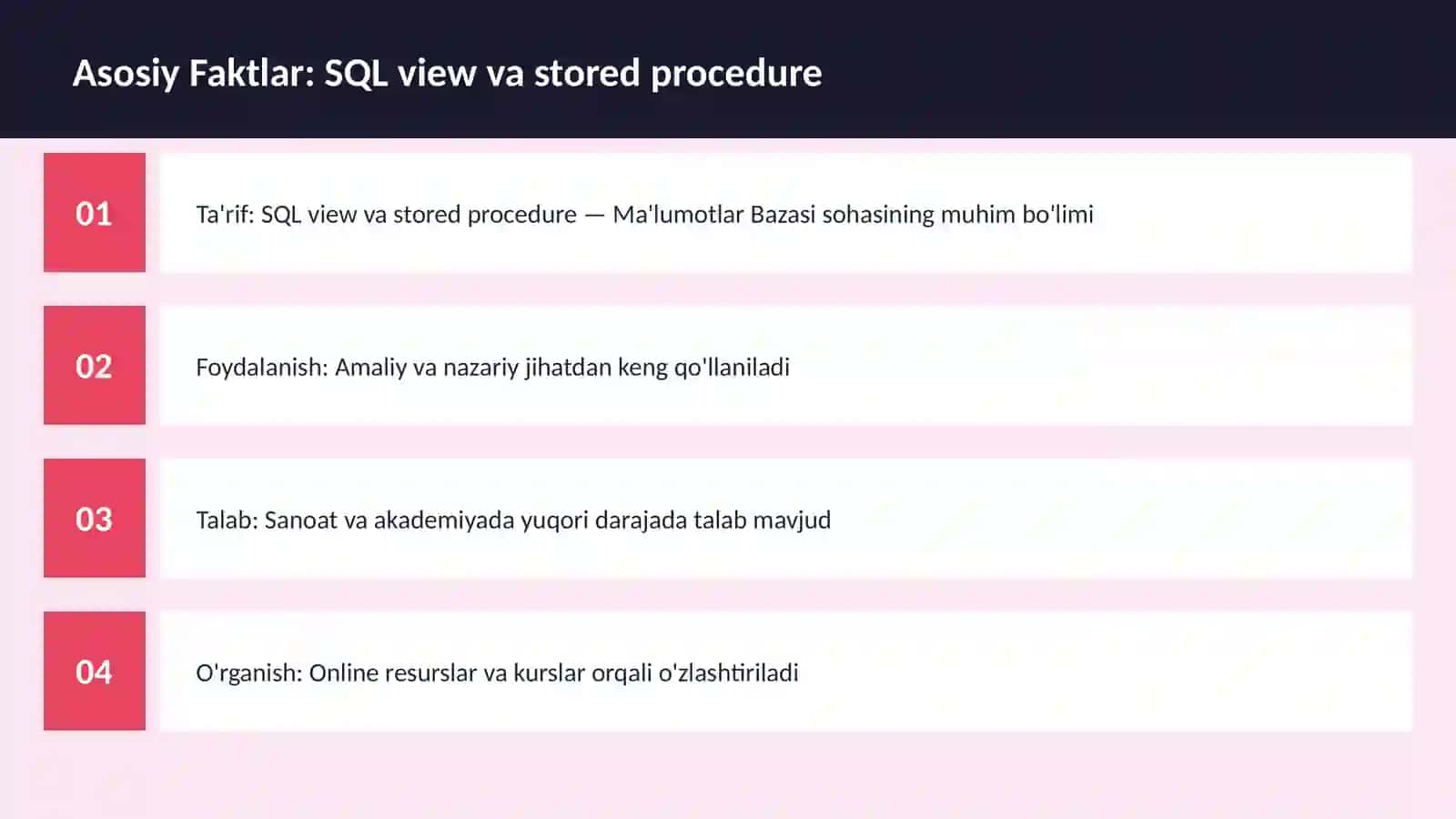 SQL view va stored procedure 3