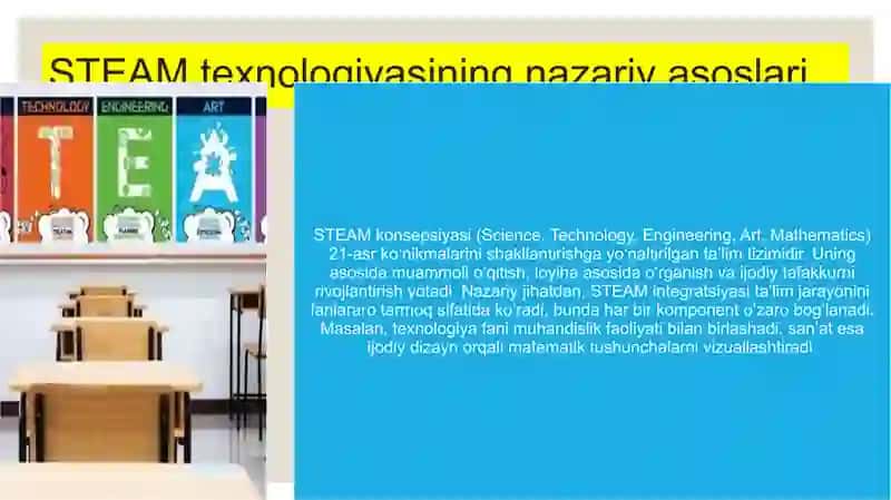 STEAM TEXNOLOGIYASIDA INTEGRATSION FAOLIYATNI TASHKIL ETISH. 3