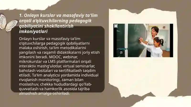 Hozirgi kunda o‘qituvchilar pedagogik qobiliyatini shakllantirish imkoniyatlari 3