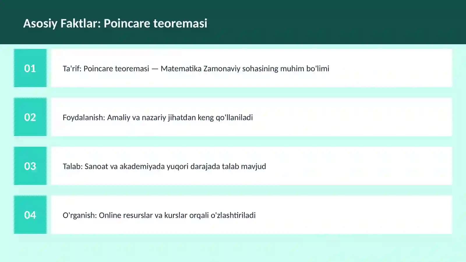 Poincare teoremasi 3