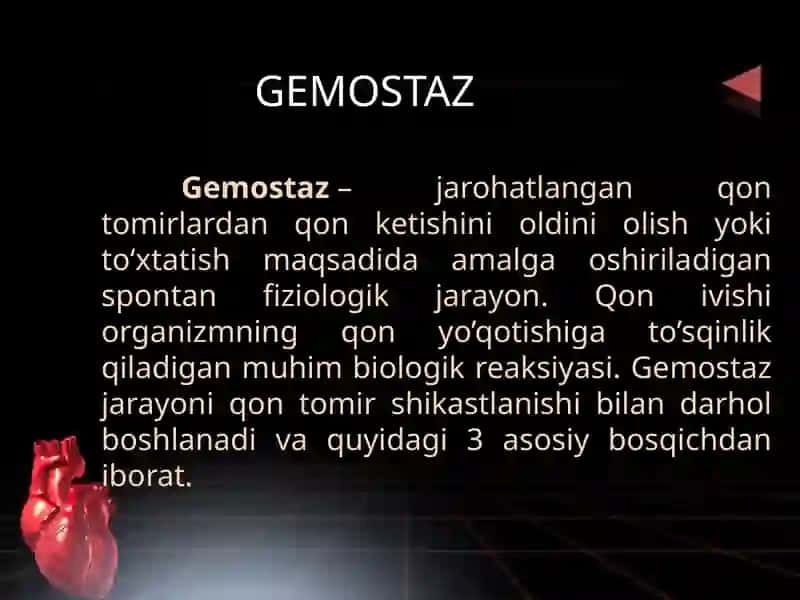 GEMOSTAZ.FIBRINOLIZ 3