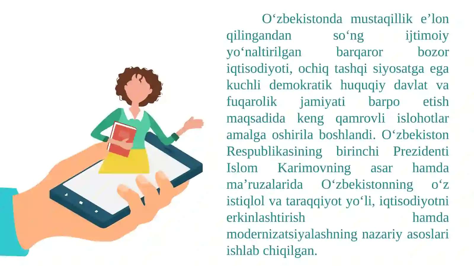 O‘zbekistonda iqtisodiyotni islohotlar va iqtisodiyotni davlat tomonidan tartibga solish mexanizmining shakllanishi 3