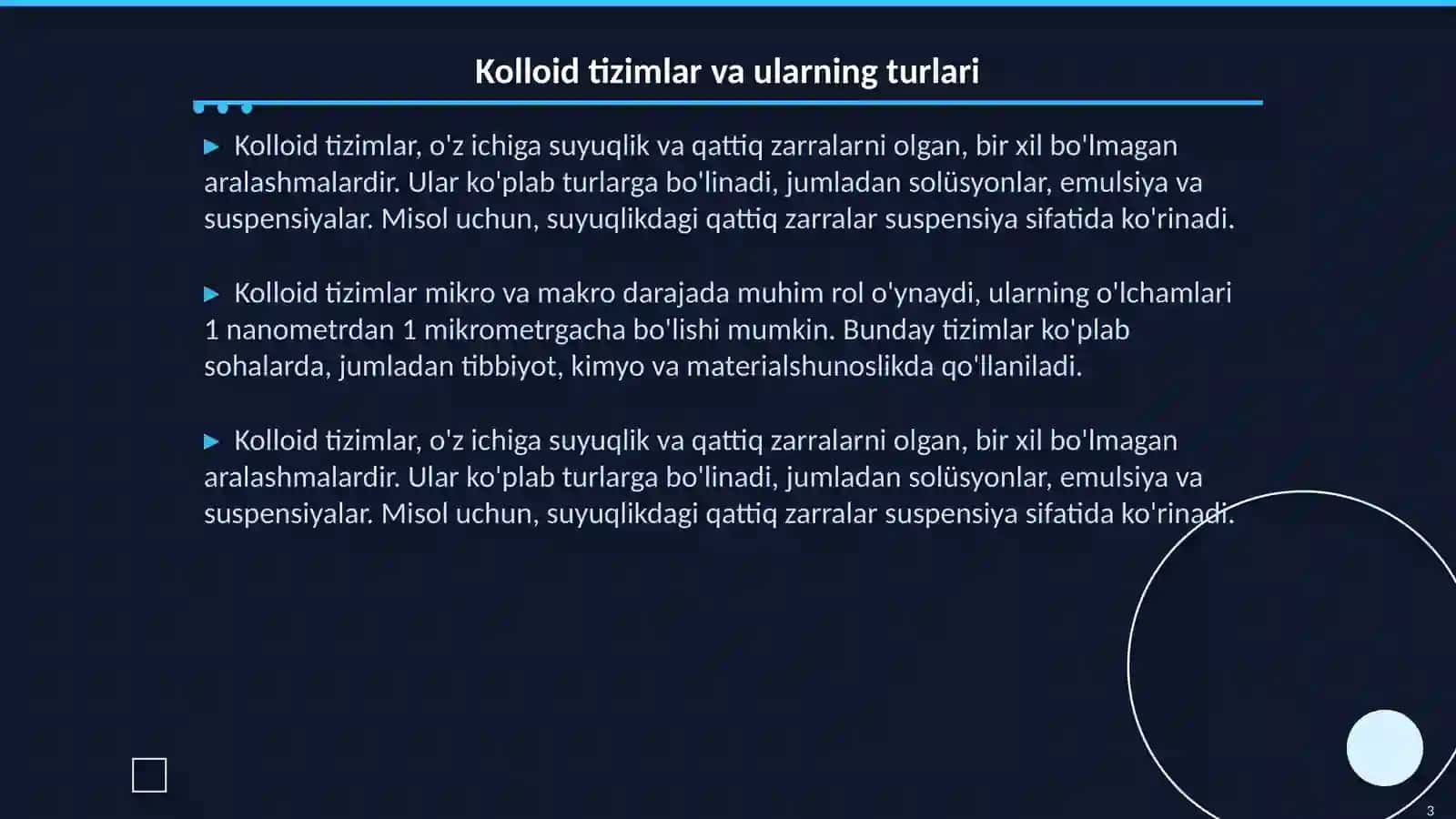 Kolloid sistemalar va ularning tozalash 3