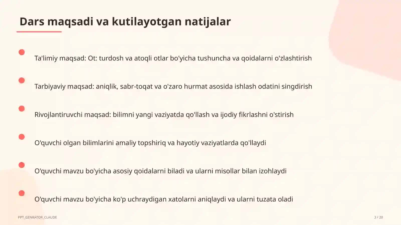 Ona tili (5–11) — metodik birlashma uchun 3