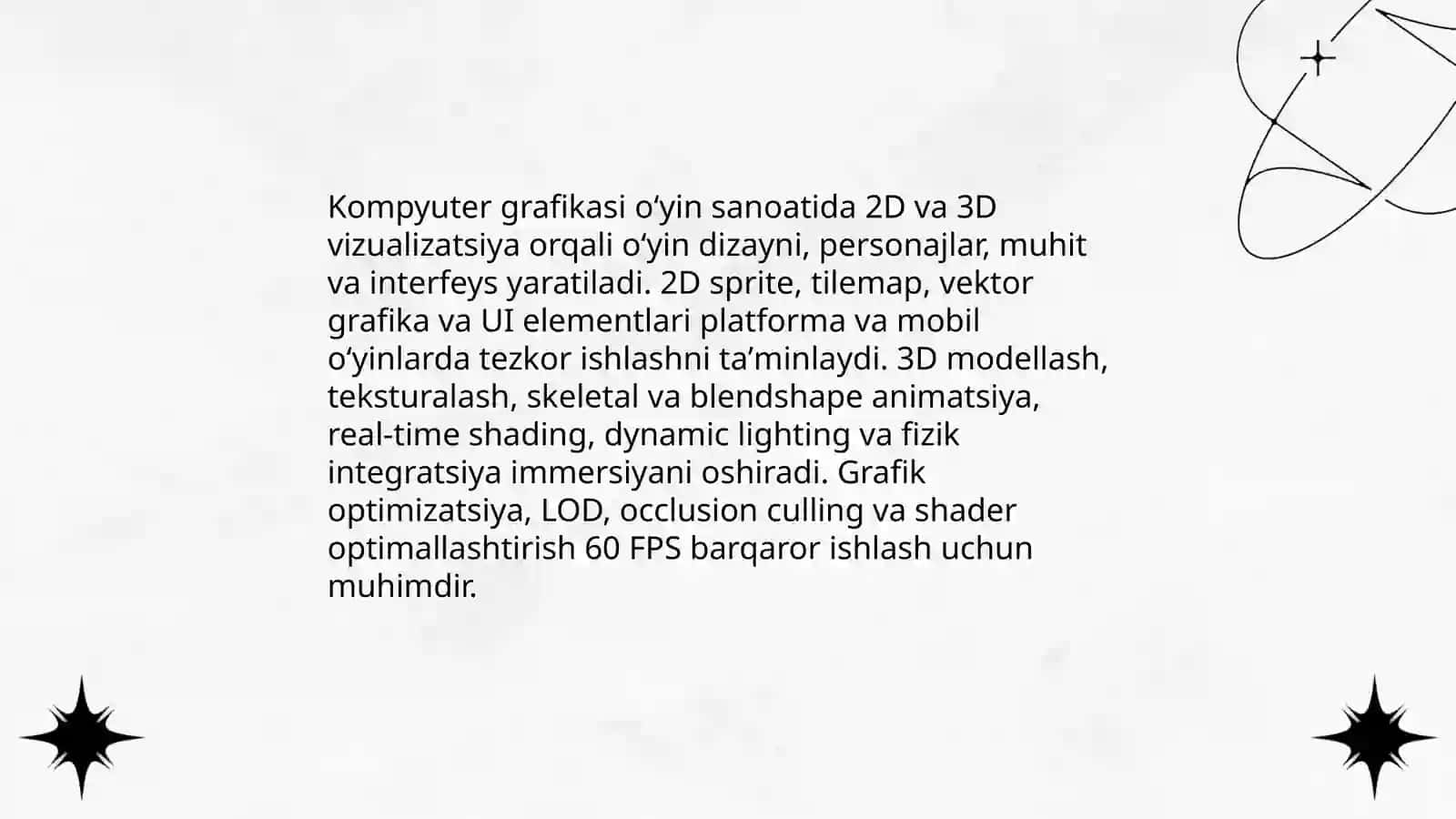 Kompyuter grafikalarining qo‘llanilish sohalari va turlari 3
