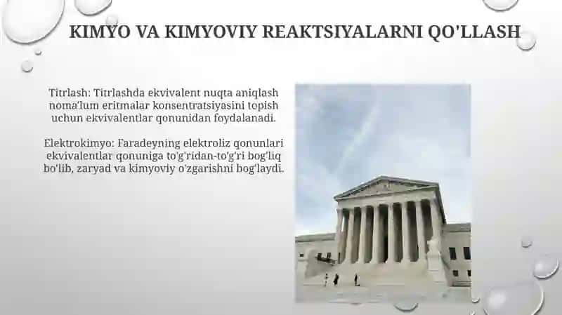 Ekvivalentlar qonuni 3