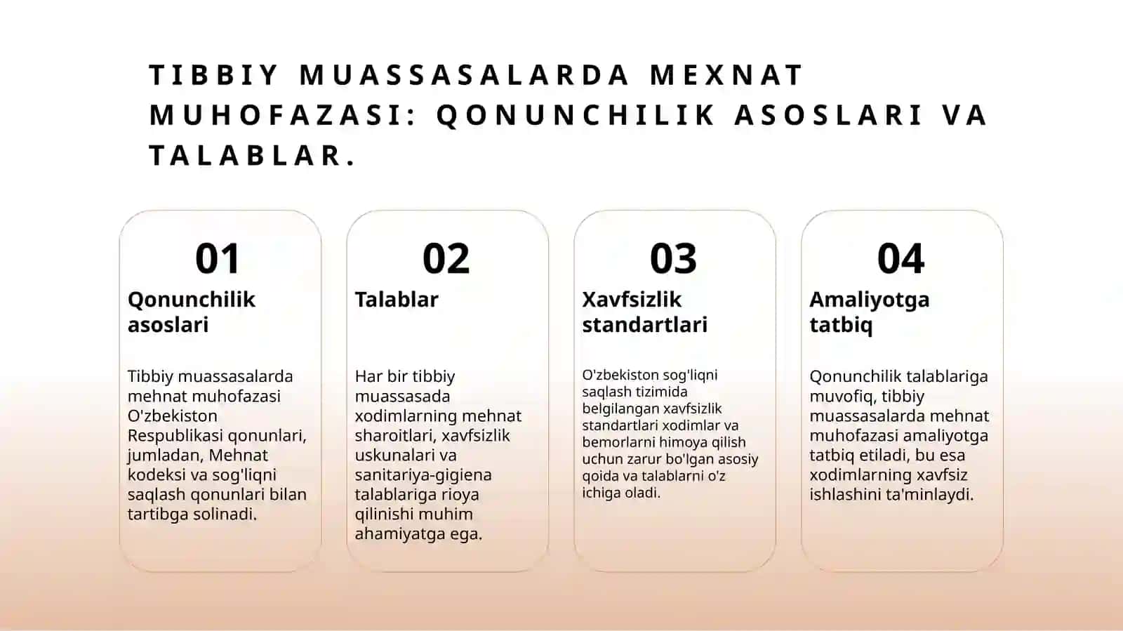 Tibbiy muassasalarda mexnat muhofazasi va texnika xavfsizligi 3