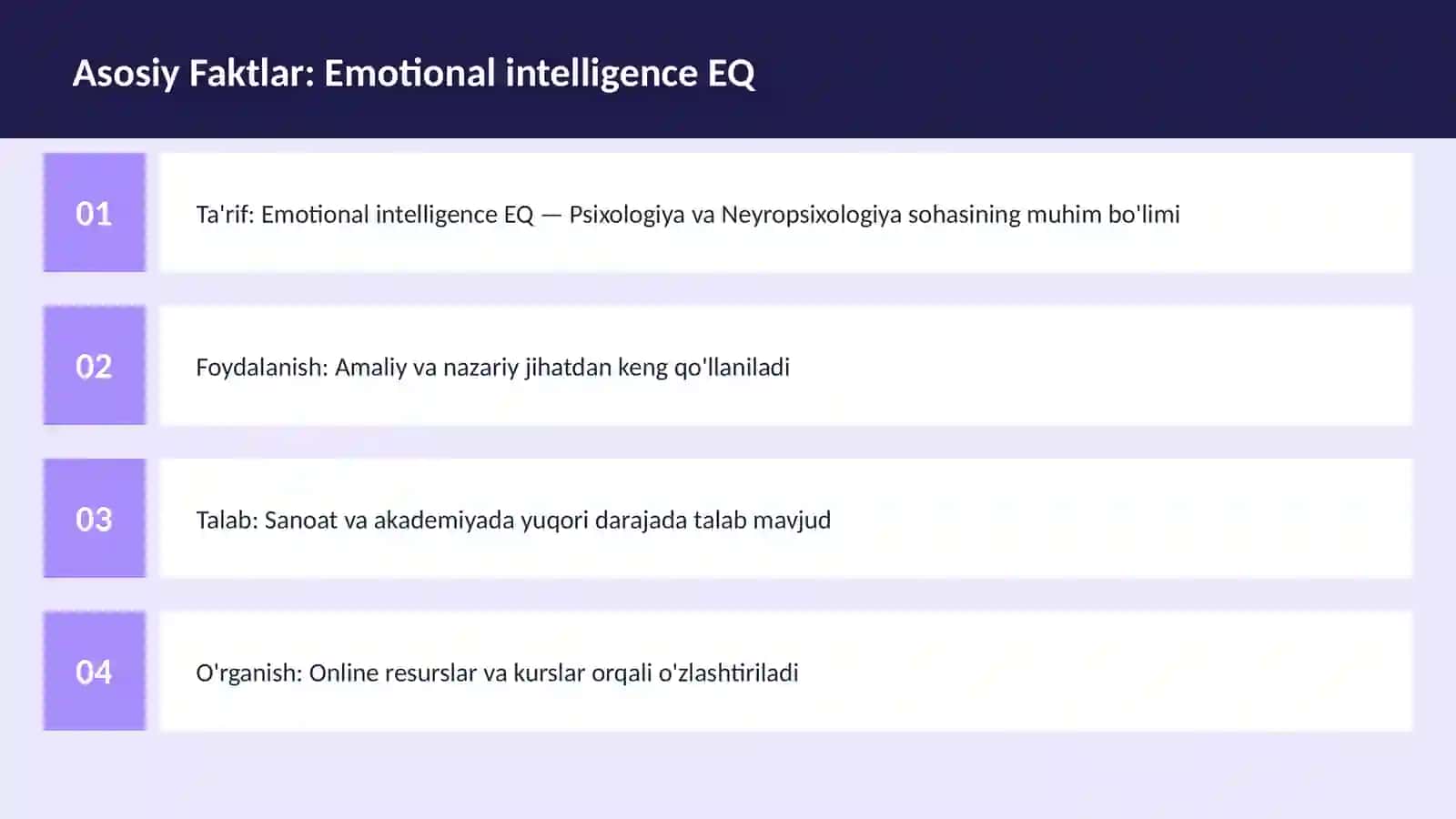 Emotional intelligence EQ 3