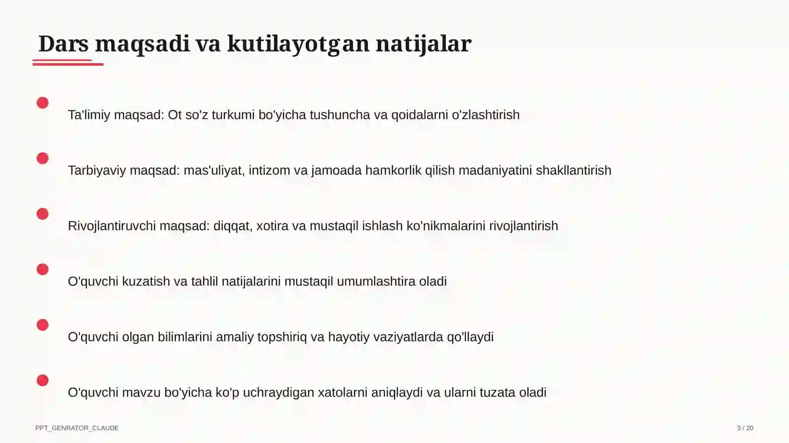 Ot so'z turkumi (3-sinf) 3