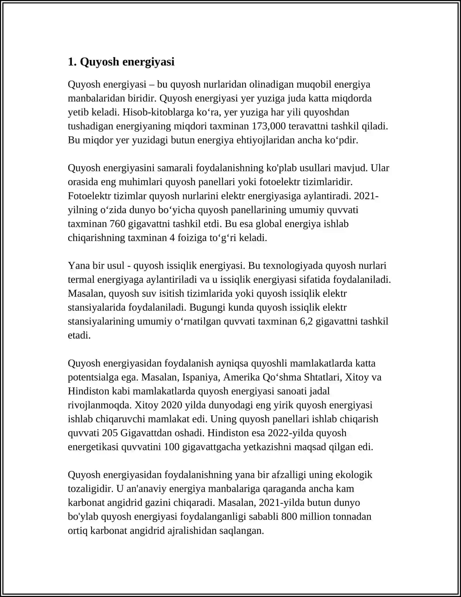 ISSIQLIK OLISH TEXNOLOGIYASI VA ENERGIYA MANBALARI 3
