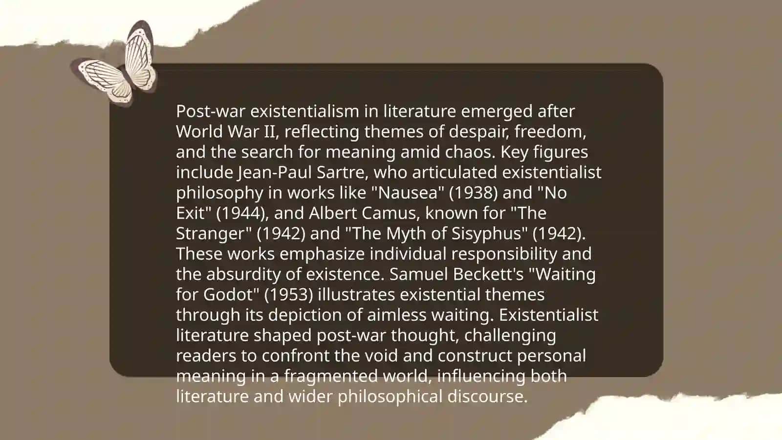 Post-war literature 3