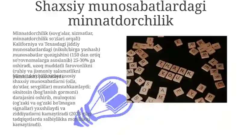 Minnatdorchilik 3