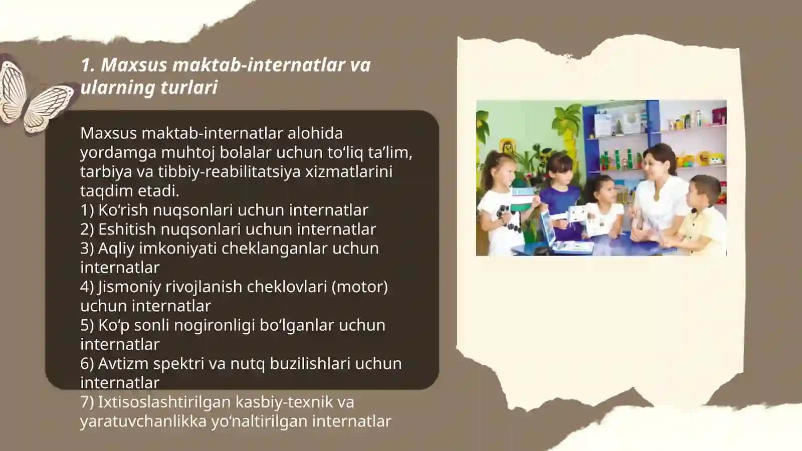 Mamlakatimizda alohida yordamga muhtoj bolalar uchun tashkil etilgan taʼlim tashkilotlari 3