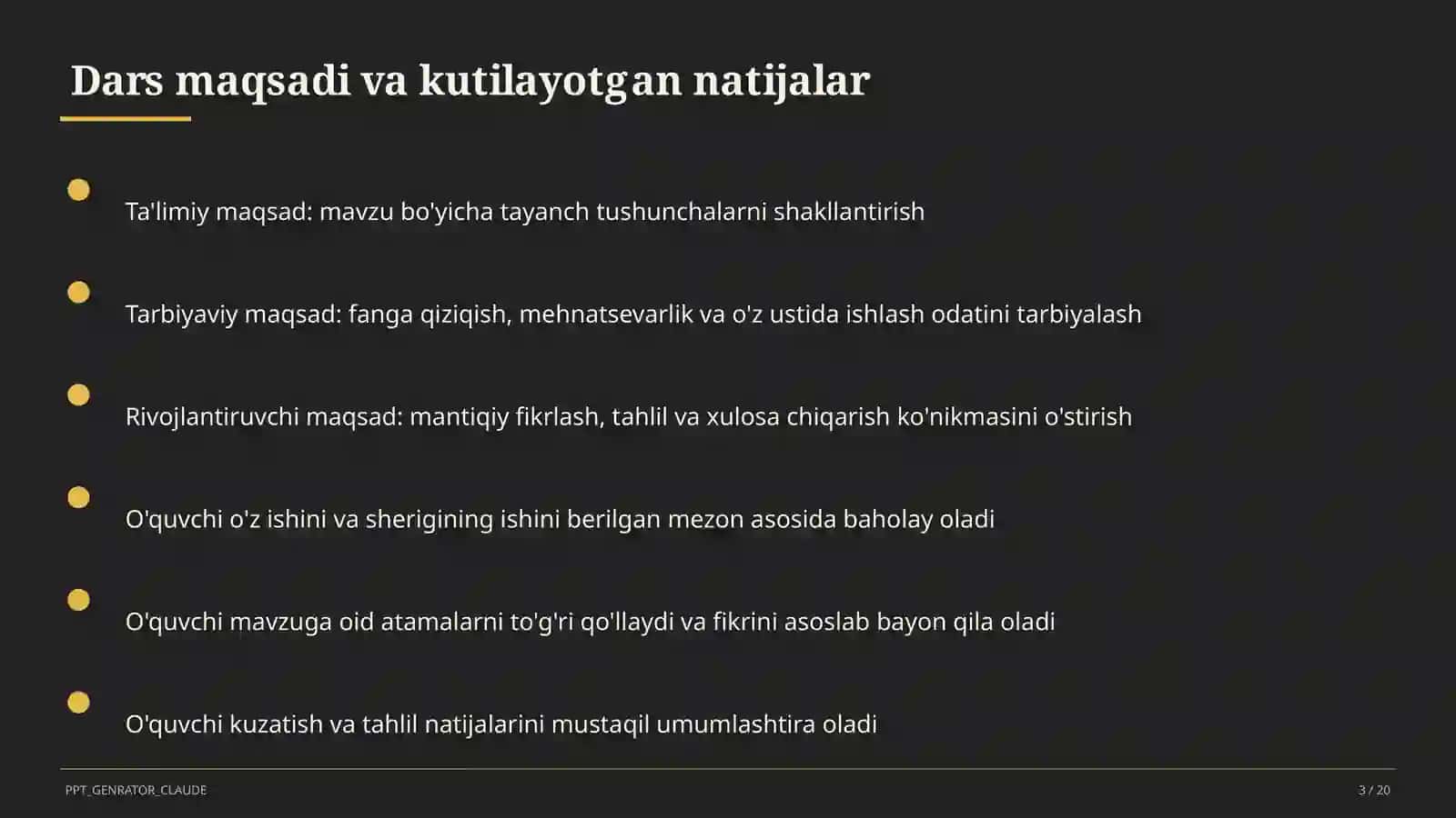 Issiqlik hodisalari: temperatura va ichki energiya (8-sinf) 3