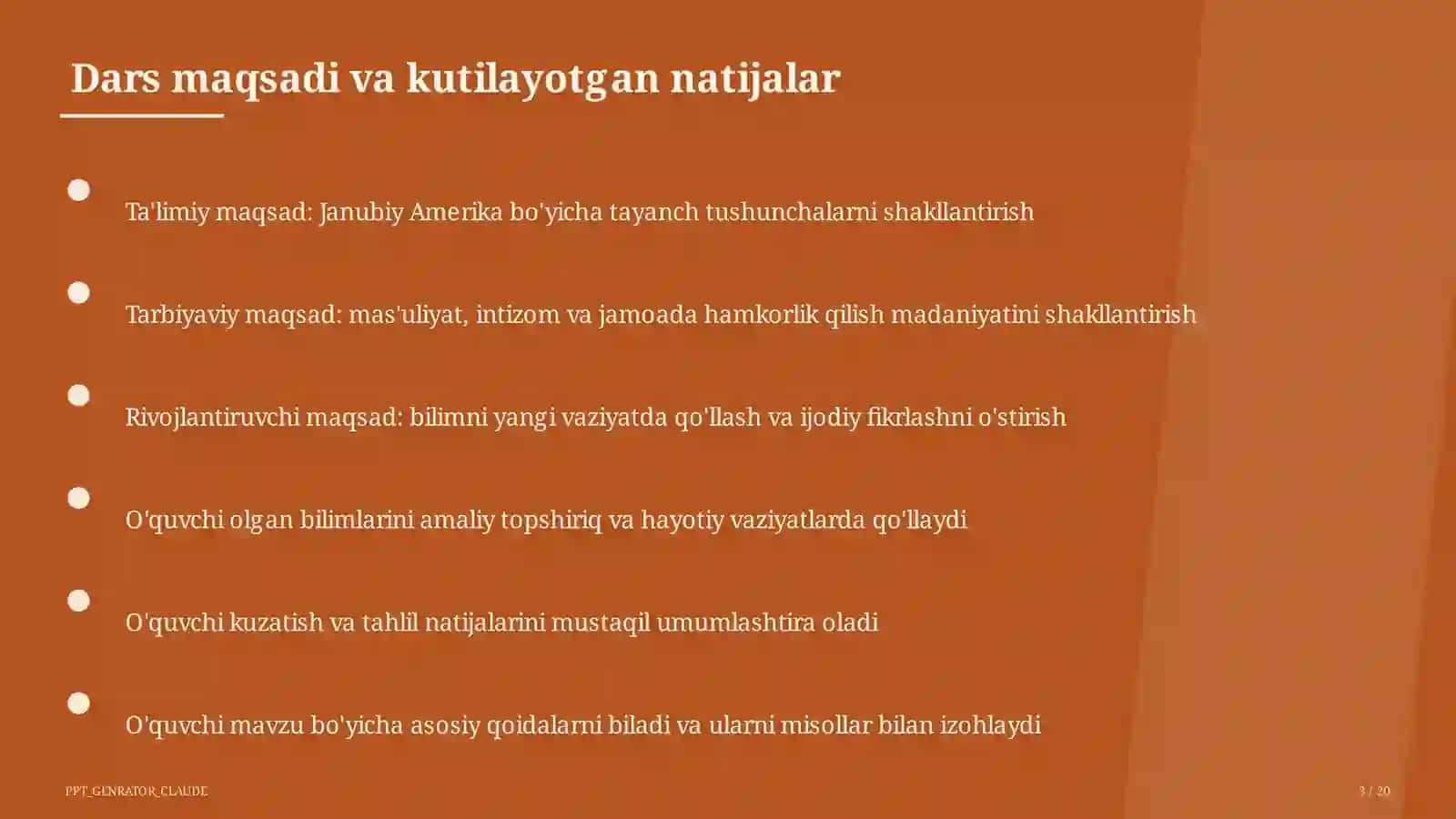 Janubiy Amerika (7-sinf) 3