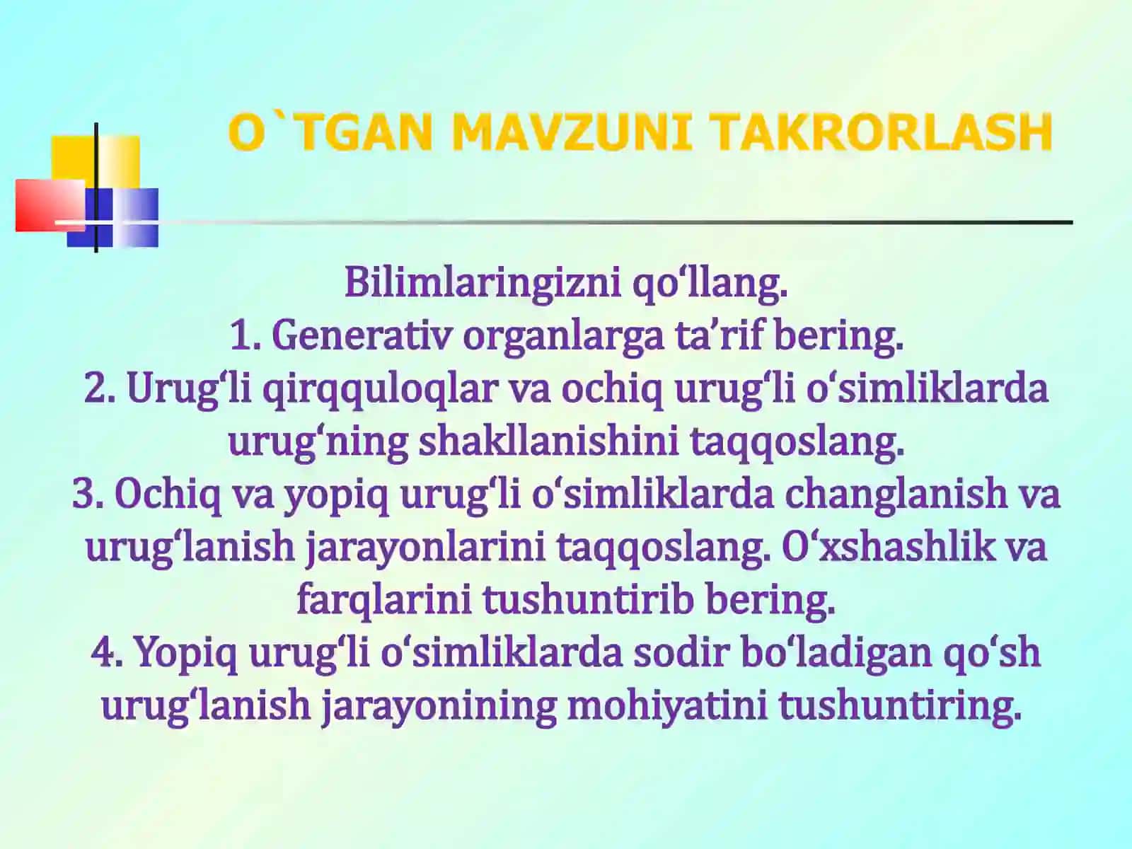 40-mavzu: Hayvonotduyosida evolyutsion o’zgarishlar 3