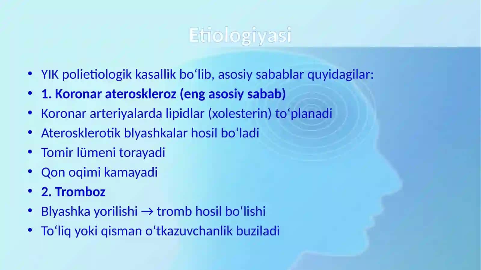 Ishemiyada EKG 3