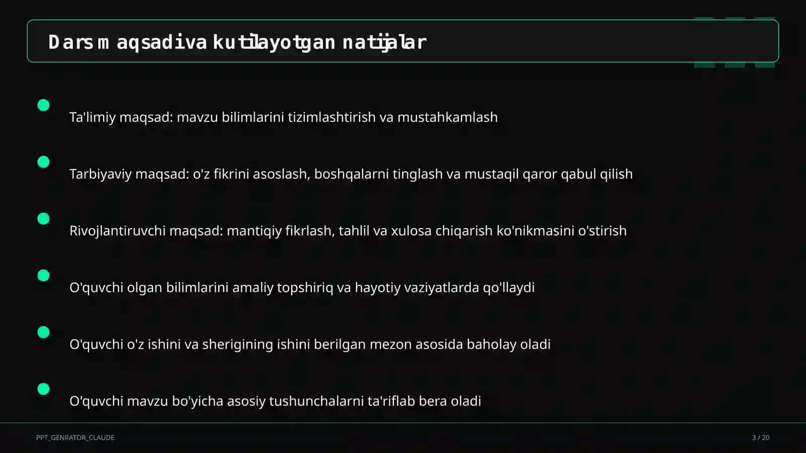 Insho yozish metodikasi: esse va maqola (11-sinf) 3