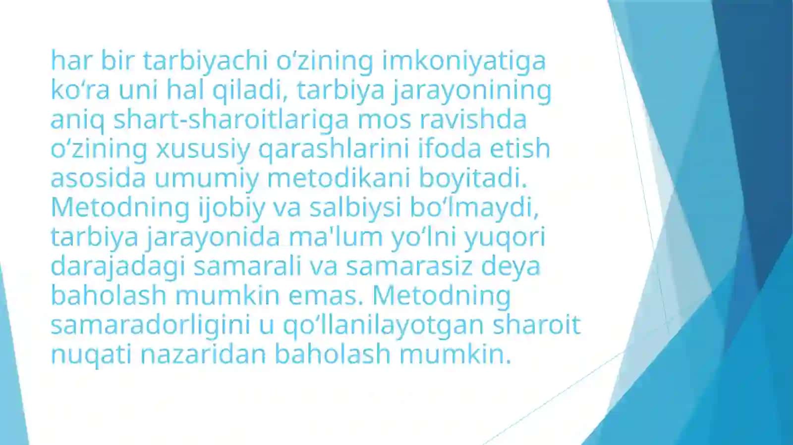 Pedagogika psixologiyaning asosiy muammolari 3
