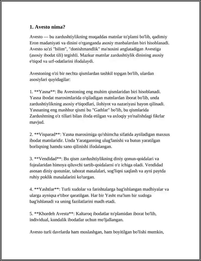 Avesto 3