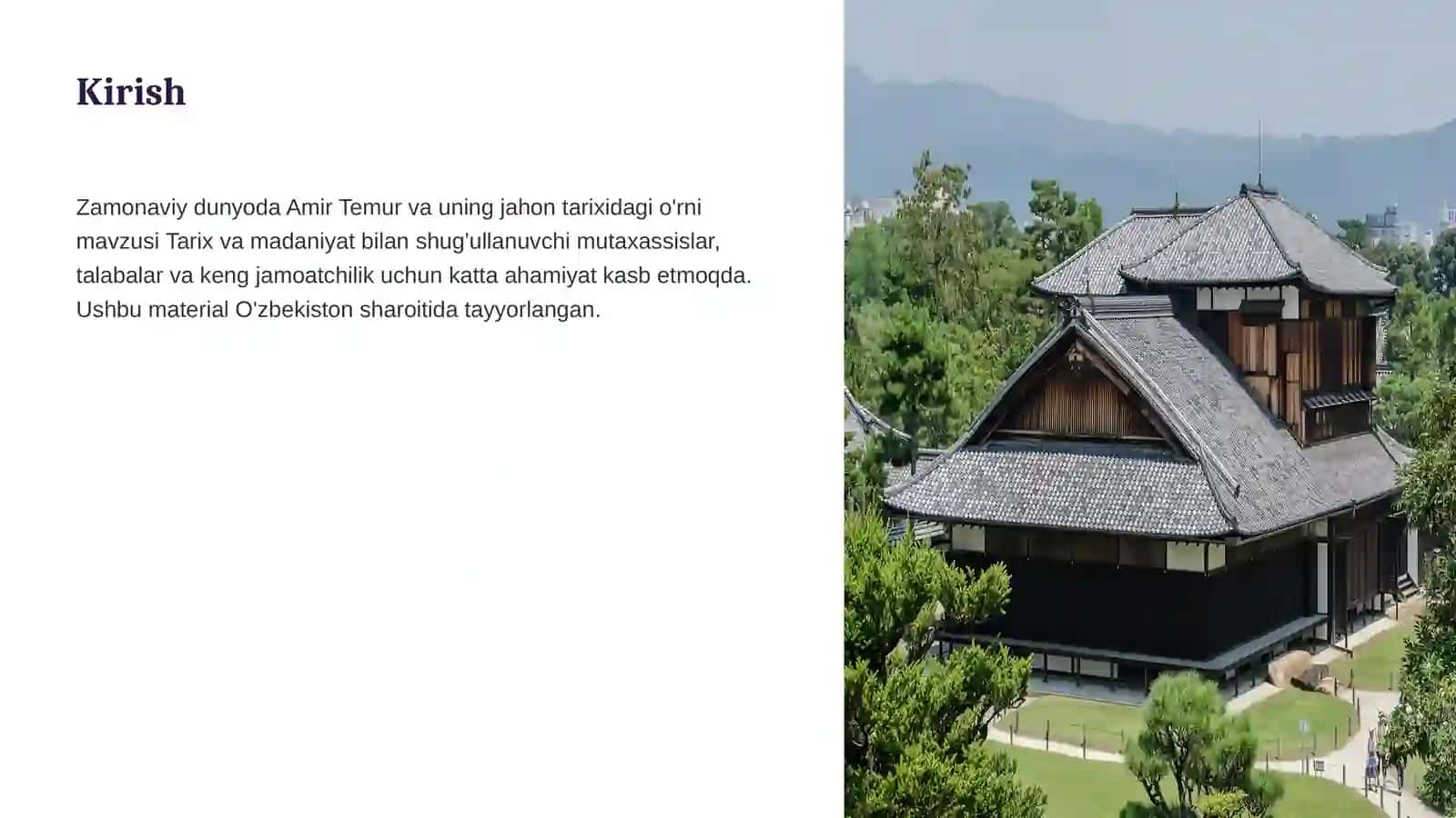 Amir Temur va uning jahon tarixidagi o'rni 3