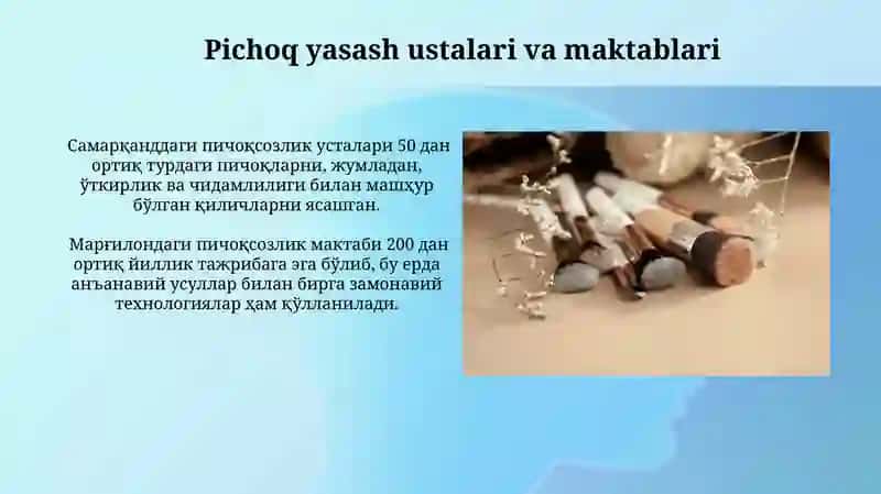 Pichoqchilik sanʼati 3