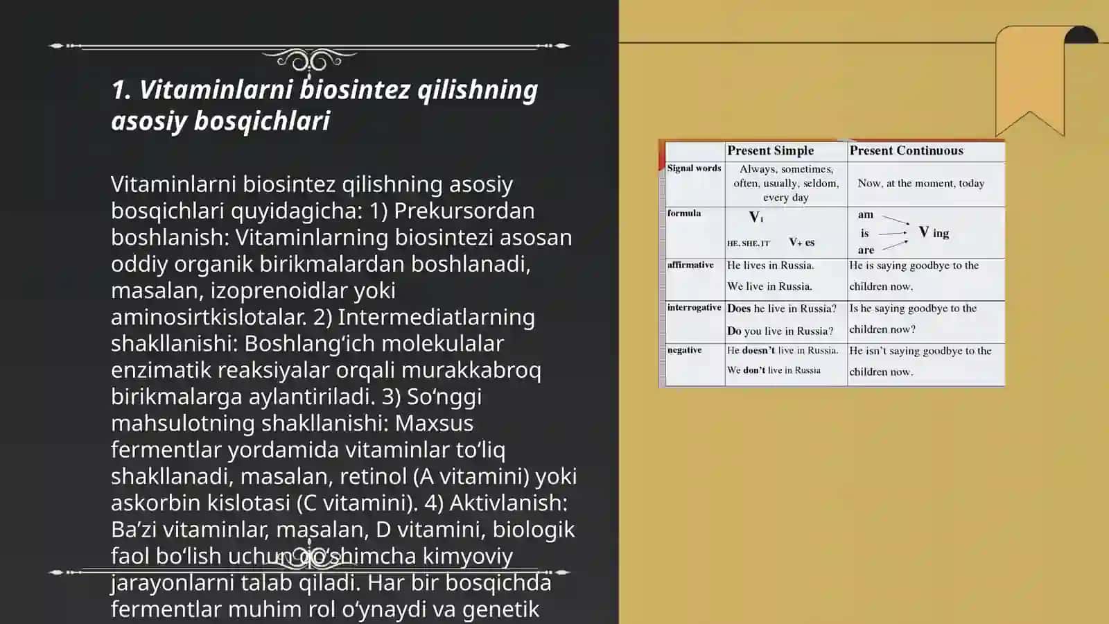 Vitaminlarni biosintez qilishning biotexnalogiyasi 3