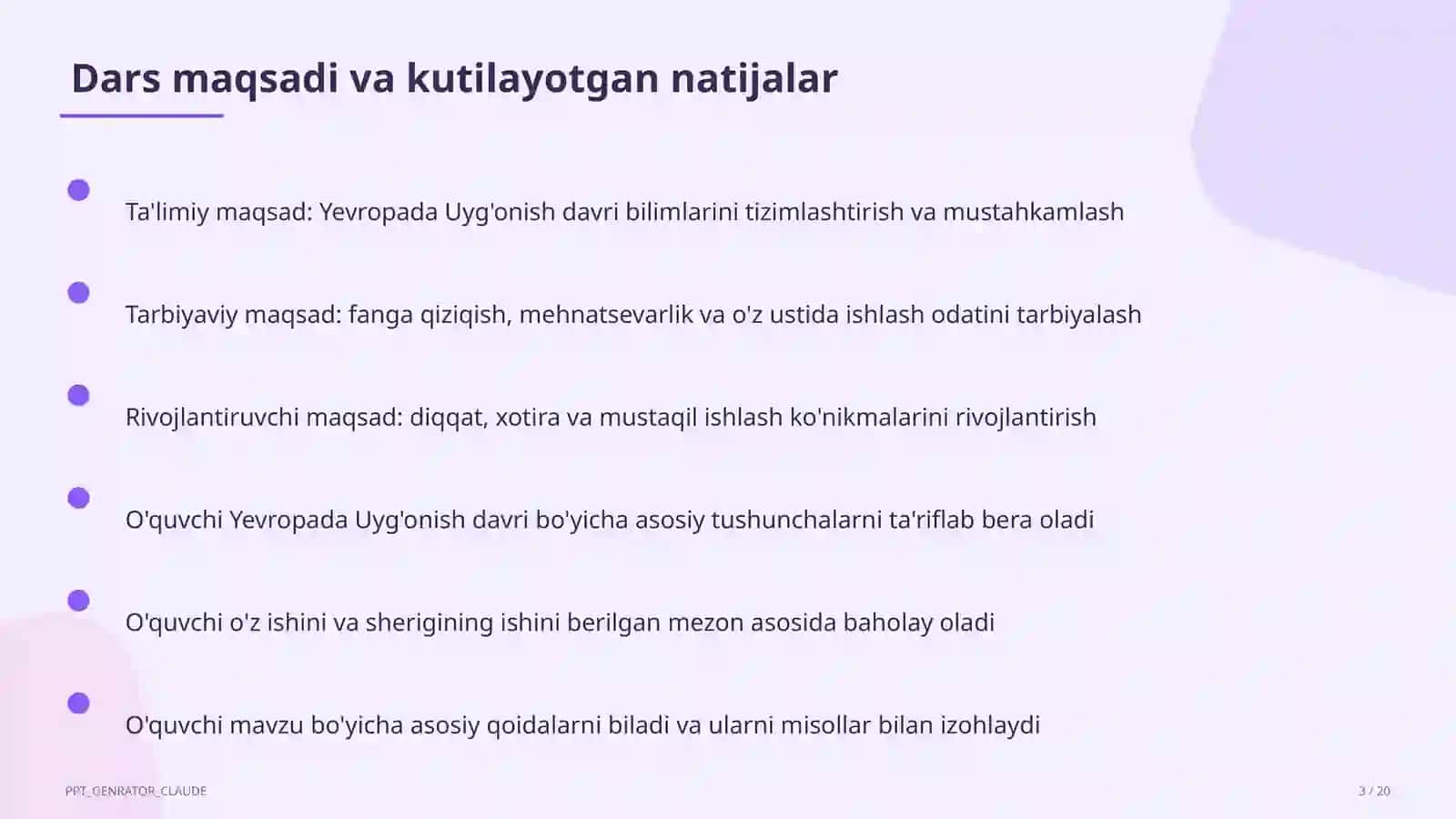 Yevropada Uyg'onish davri (8-sinf) 3