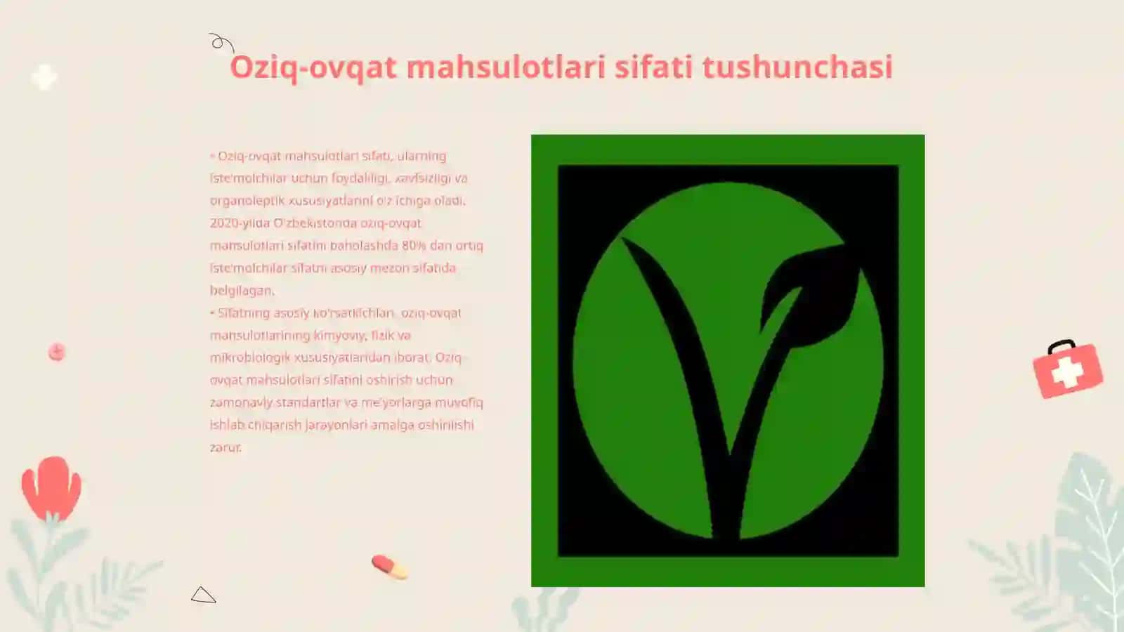 Oziq-ovqat mahsulotlarining to’la sifatliligini tekshirishning uslubiy asoslari 3