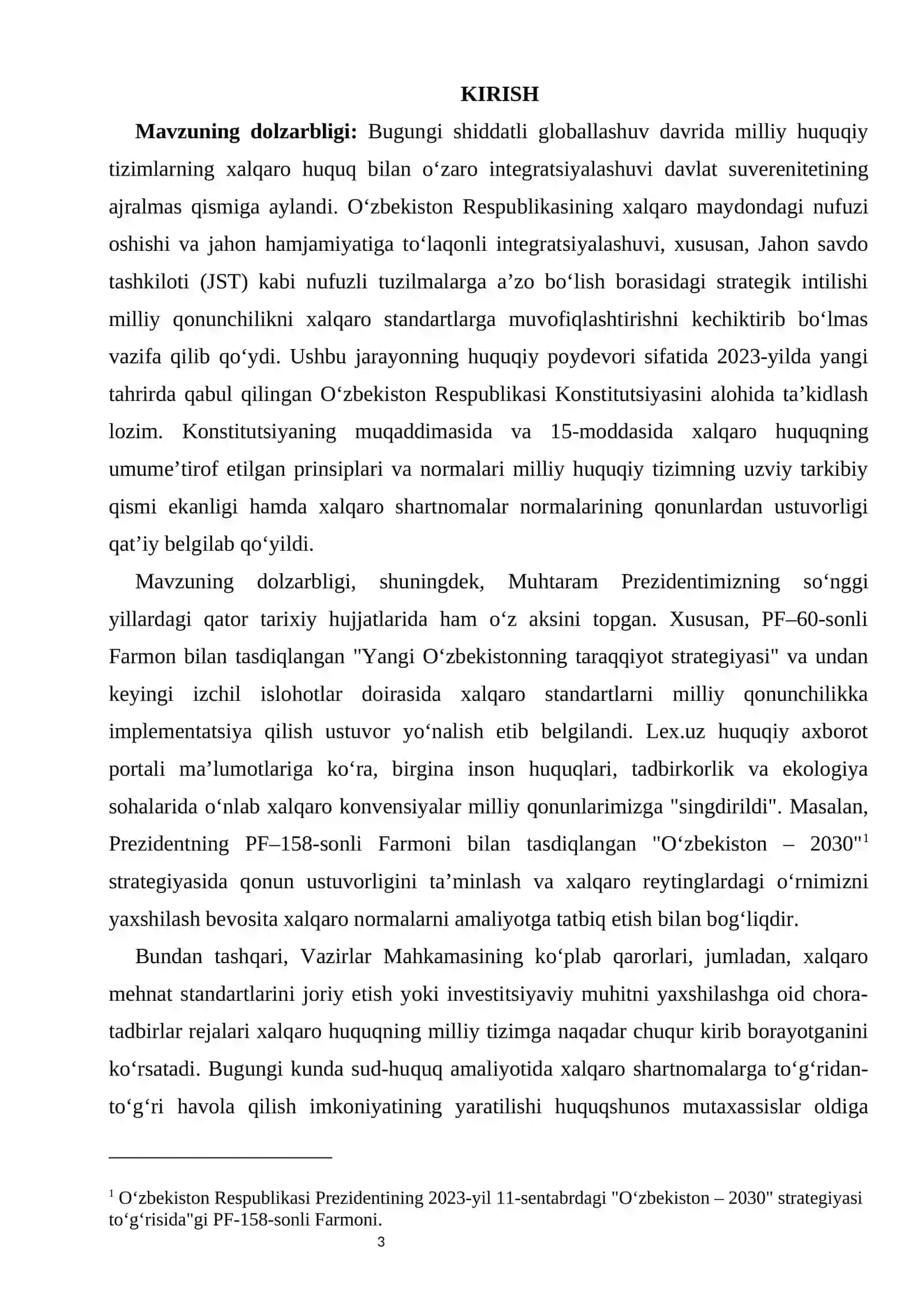Xalqaro huquq normalarining milliy huquq tizimiga ta’siri 3
